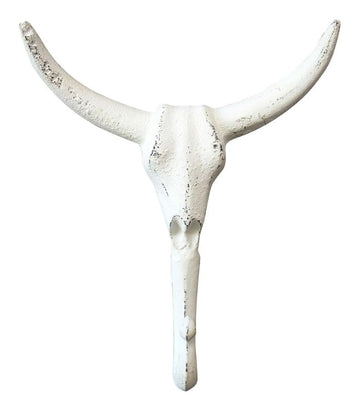 Rustic White Skull Hook | Ink You