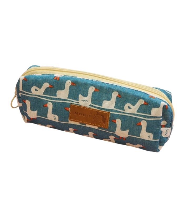 ducks canvas pencil case - 0