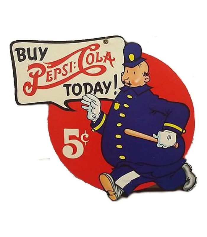 Pepsi Cops Die Cut Sign | Ink You