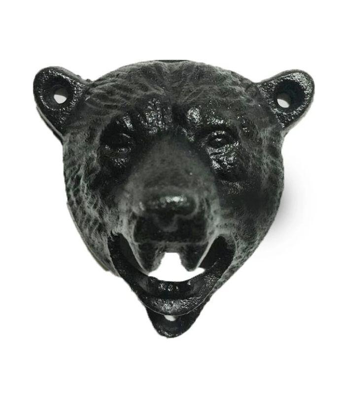 Bottle Opener Black Bear Cast Iron Bottle Opener