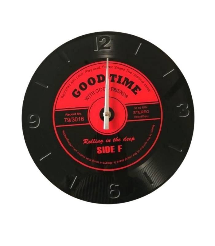 🎶 Create Good Times at Home with Good Friends! 30cm Glass Record Clock ...