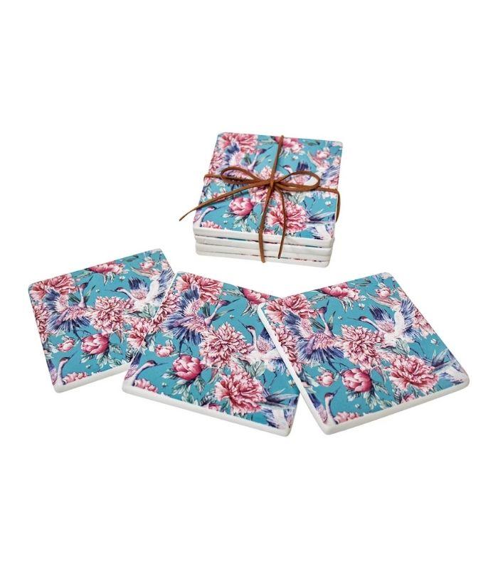 Peony Coasters | Ink You