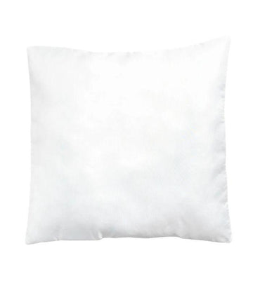 white poly filled indoor cushion insert heavy cover 45x45 - 0