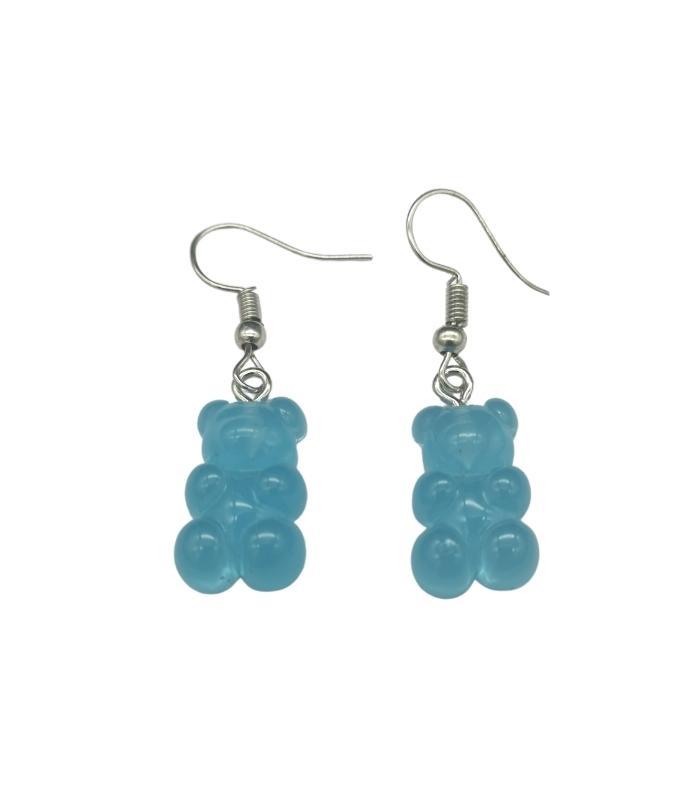 Gummy Bear Earrings - Blue | Ink You