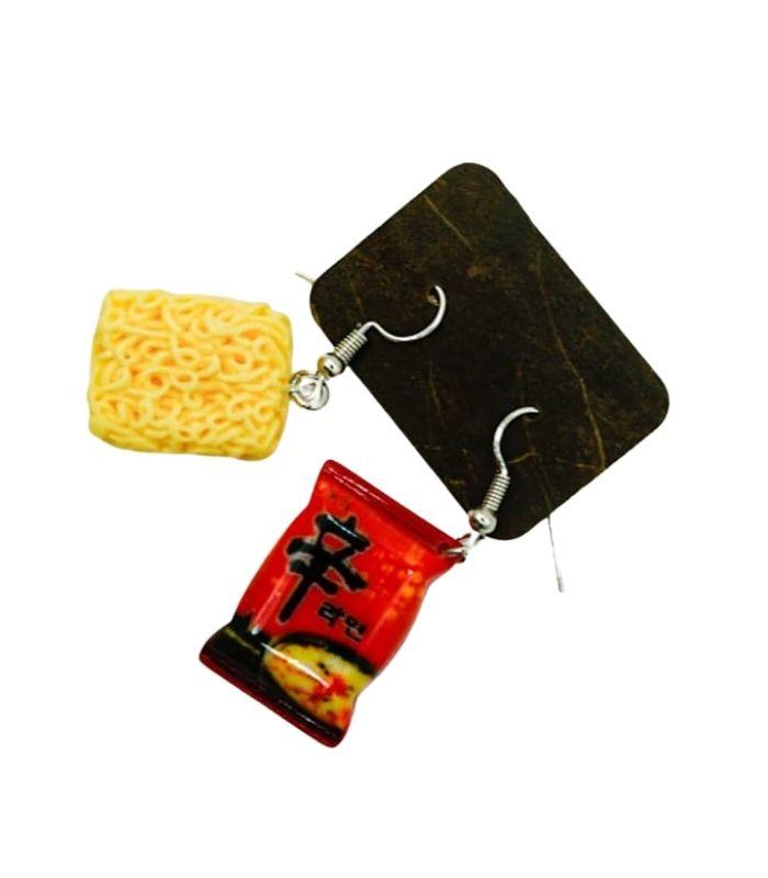 Earrings Ramen Noodle Earrings