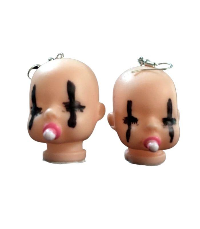 Vivian Doll Head Earrings | Ink You