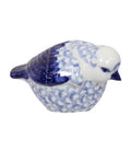 Figurine Head down Blue Willow Ceramic Bird