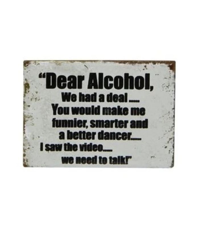 Magnet Dear Alcohol Magnet