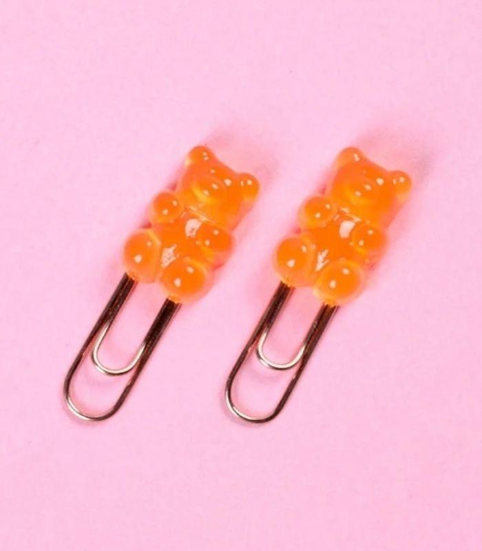 Gummy Bear Paperclips - Orange | Ink You