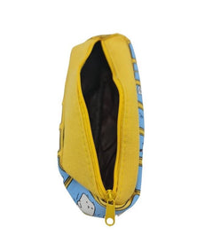 Yellow School Bus Canvas Pencil Case | Ink You