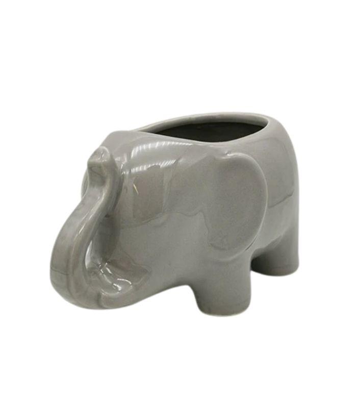 Elephant Planter - Gray | Ink You