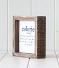 Sign Calories The Tiny Creatures Quote Box