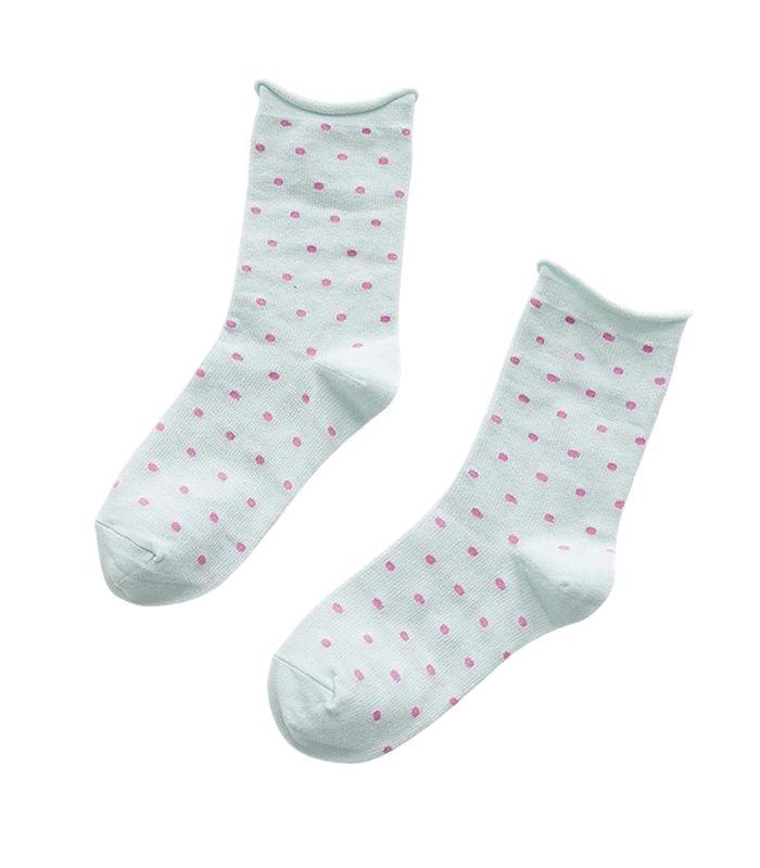 Polka Dot Socks - Blue & Pink | Ink You