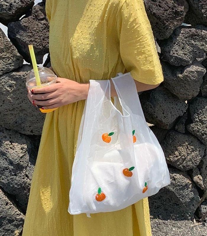 Tote Bag Organza Tote Bag - Orange