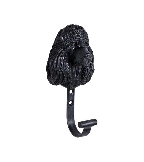 Wall Hook Black Pewter Poodle Wall Hook